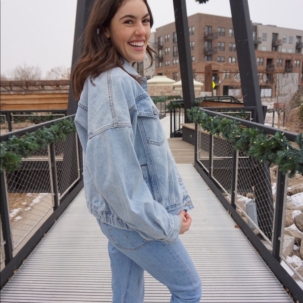 Oversized jean jacket - Picture 2 of 2